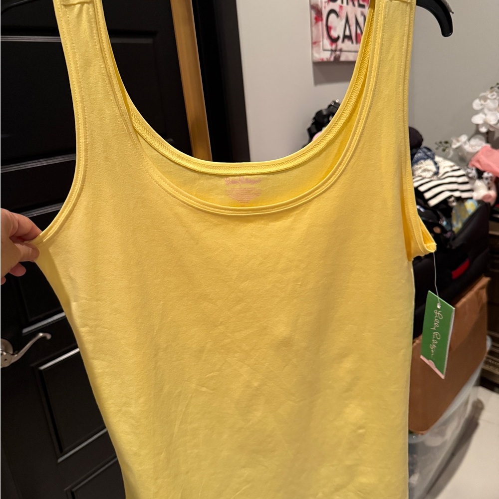 Lilly Pulitzer Yellow Tank Top - Picture 6 of 9